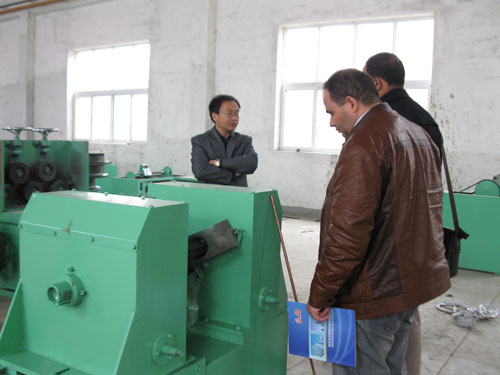 河北出口巴基斯坦的三面肋冷軋帶肋鋼筋生產線