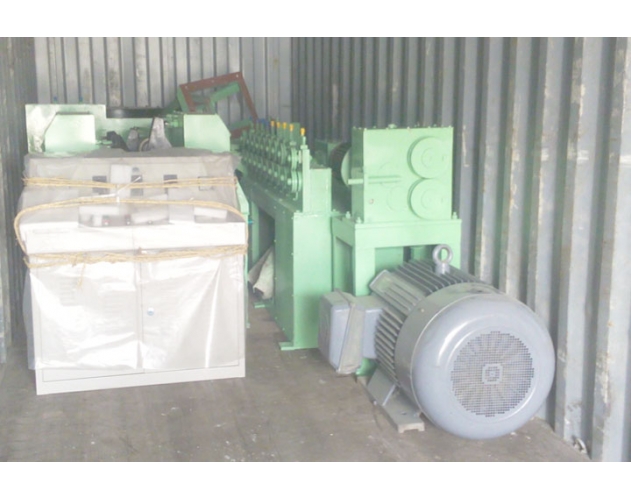 河北發往馬里的冷軋三面肋鋼筋生產線